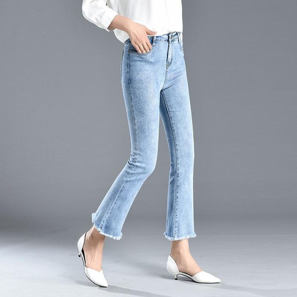 women's jeans casual high waist tassel flare female pockets slim pants stretch zipper up denim women trousers 2021, Blue
women's jeans casual high waist tassel flare female pockets slim pants stretch zipper up denim women trousers 2021, Blue