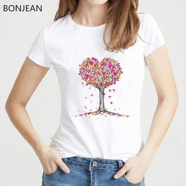 s summer clothing love heart women t shirt tree printed novelty tee femme white female
s summer clothing love heart women t shirt tree printed novelty tee femme white female