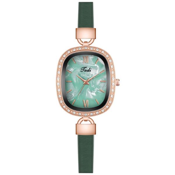 wristwatches light luxury simplicity shell women's watch oval diamond dial versatile fashion artistic girls quartz, Slivery;brown
wristwatches light luxury simplicity shell women's watch oval diamond dial versatile fashion artistic girls quartz, Slivery;brown