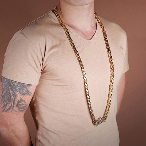 chains necklace for mens stainless steel byzantium gifts men accessories dragon gold chain, Silver
chains necklace for mens stainless steel byzantium gifts men accessories dragon gold chain, Silver