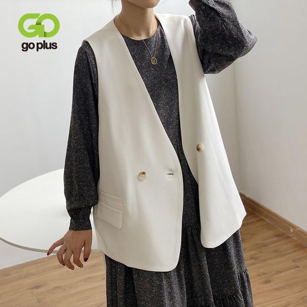 women's vests goplus autumn vest korean style black white v-neck sleeveles office lady clothing chalecos para mujer
women's vests goplus autumn vest korean style black white v-neck sleeveles office lady clothing chalecos para mujer
