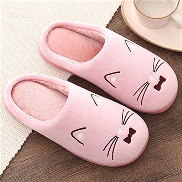 winter cotton cat slippers thick sole home indoor couple warm-keeping pattern plush, Black
winter cotton cat slippers thick sole home indoor couple warm-keeping pattern plush, Black