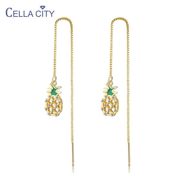 cellacity charms earrings for women silver 925 jewelry pineapple long ear-lines trendy design tassel drop-earrings female gift dangle & chan
cellacity charms earrings for women silver 925 jewelry pineapple long ear-lines trendy design tassel drop-earrings female gift dangle & chan