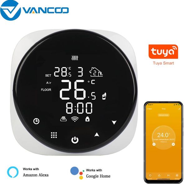 smart home control tuya wifi thermostat temperature controller for water/electric floor heating/water gas boiler works with alexa google
smart home control tuya wifi thermostat temperature controller for water/electric floor heating/water gas boiler works with alexa google