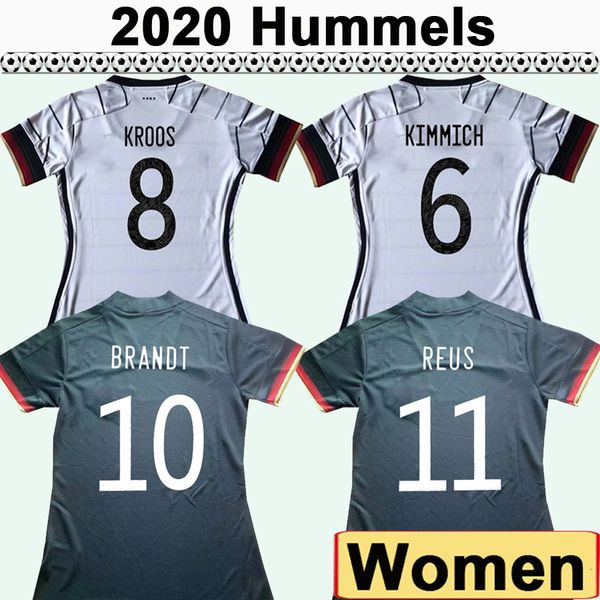 20 21 muller draxler women soccer jerseys hummels kroos home away football shirt national team werner boateng short sleeve lady uniforms, Black;yellow
20 21 muller draxler women soccer jerseys hummels kroos home away football shirt national team werner boateng short sleeve lady uniforms, Black;yellow