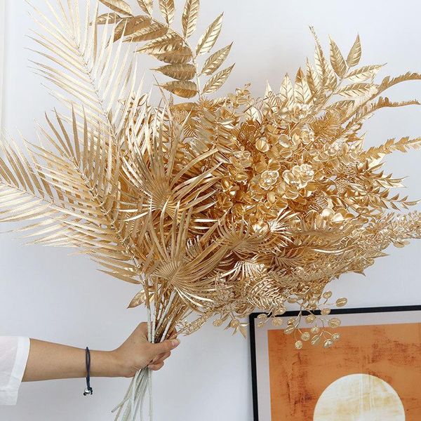 decorative flowers & wreaths artificial plants leaf christmas decoration golden leaves flower home wedding party wall arrangement material
decorative flowers & wreaths artificial plants leaf christmas decoration golden leaves flower home wedding party wall arrangement material