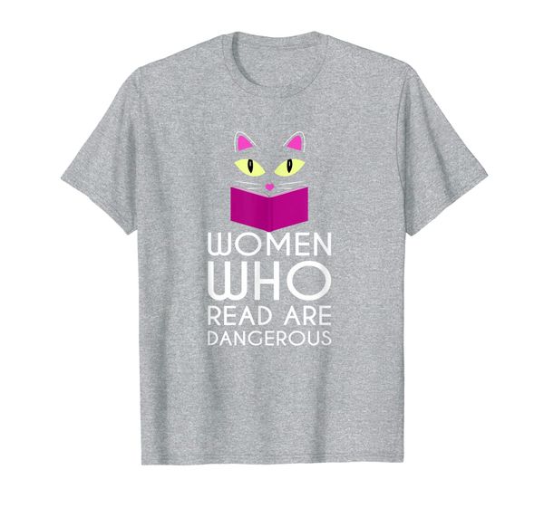 cute kitty cat face women who read are dangerous t-shirt, White;black
cute kitty cat face women who read are dangerous t-shirt, White;black