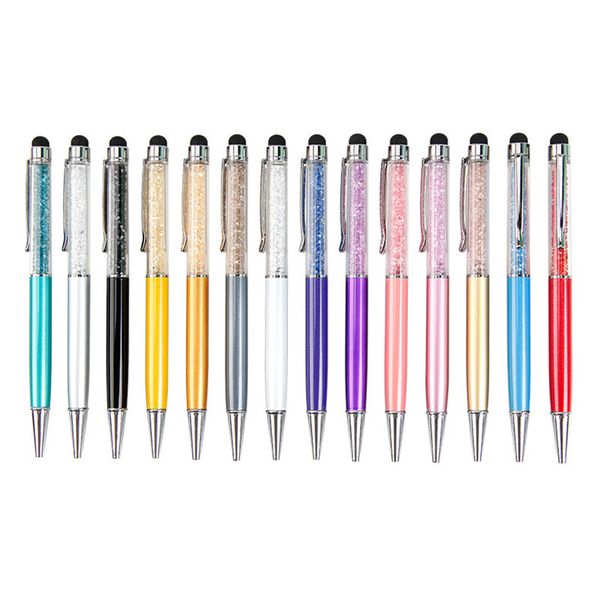 10PCS Diamond Ballpoint Pens Custom logo ring wedding Pen Stationery Metal Ballpen 2 In 1 Crystal Stylus Pen Touch Pen, Customize
10PCS Diamond Ballpoint Pens Custom logo ring wedding Pen Stationery Metal Ballpen 2 In 1 Crystal Stylus Pen Touch Pen, Customize