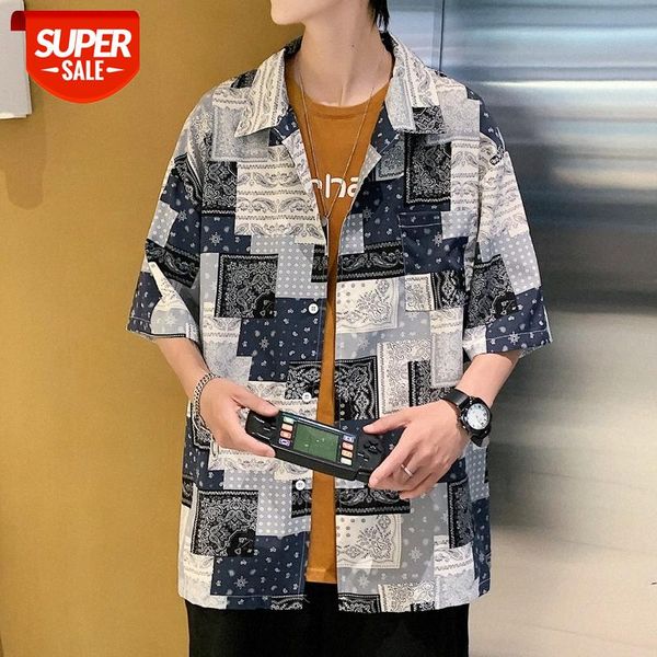 retro short-sleeved flower shirt men's thin loose hong kong style japanese handsome korean trendy inch #cn7q, White;black
retro short-sleeved flower shirt men's thin loose hong kong style japanese handsome korean trendy inch #cn7q, White;black