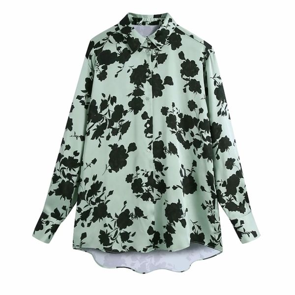 women flower printing loose satin blouse female turndown collar long sleeve shirt casual lady blusas s8316 210323, White
women flower printing loose satin blouse female turndown collar long sleeve shirt casual lady blusas s8316 210323, White