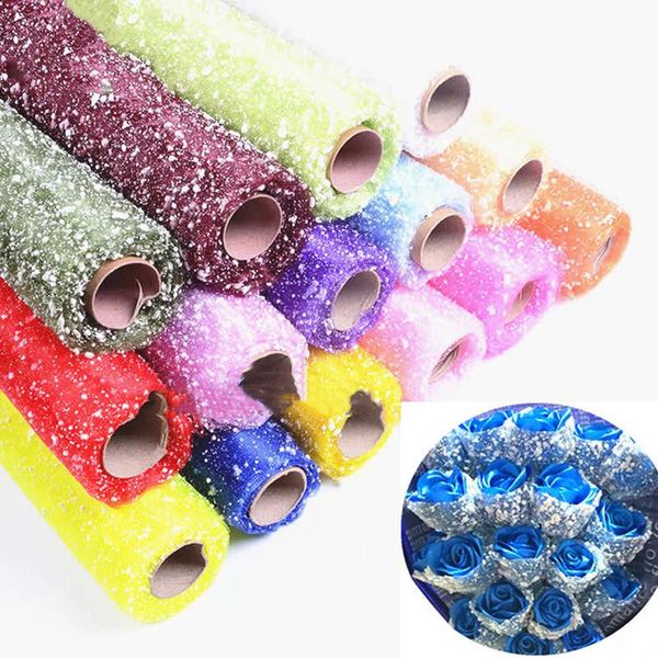 other arts and crafts 50cmx4yards sequin snowflake paper mesh yarn flower package gift diy handmade rose material
other arts and crafts 50cmx4yards sequin snowflake paper mesh yarn flower package gift diy handmade rose material