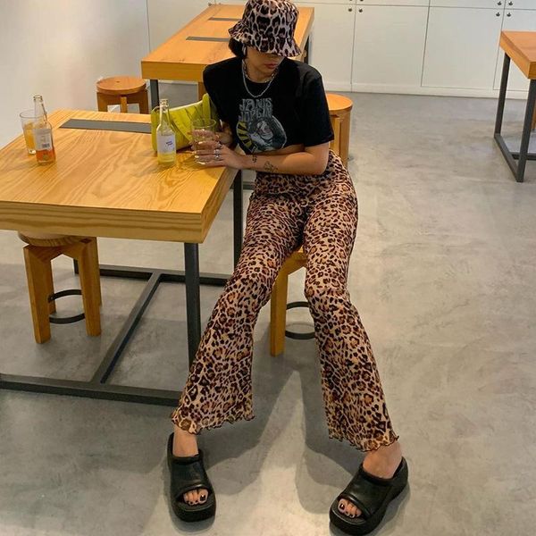 women's pants & capris retro double layer mesh leopard trousers women high waist flare female sweatpants 90s vintage aesthetic streetwe, Black;white
women's pants & capris retro double layer mesh leopard trousers women high waist flare female sweatpants 90s vintage aesthetic streetwe, Black;white