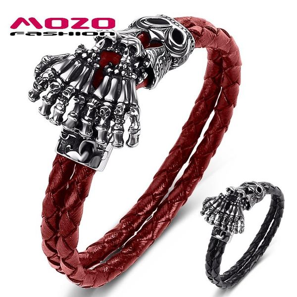 drop 2021 men genuine leather bracelet stainless steel devil's claw punk charm gift women wholesale jewelry 516 bracelets, Golden;silver
drop 2021 men genuine leather bracelet stainless steel devil's claw punk charm gift women wholesale jewelry 516 bracelets, Golden;silver