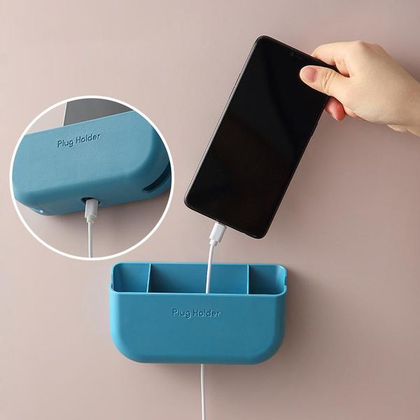 hooks & rails wall-mounted organizer remote control storage box bedside mobile phone charging plug holder self-adhesive rack
hooks & rails wall-mounted organizer remote control storage box bedside mobile phone charging plug holder self-adhesive rack