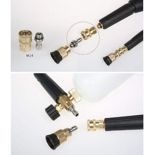 water gun & snow foam lance adjustable high pressure washer nozzle tips variable spray pattern 1/4inch quick connect plug 3000 psi brass car
water gun & snow foam lance adjustable high pressure washer nozzle tips variable spray pattern 1/4inch quick connect plug 3000 psi brass car