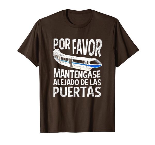 por favor mantengase alejado de las puertas tee monorail t-shirt, White;black
por favor mantengase alejado de las puertas tee monorail t-shirt, White;black
