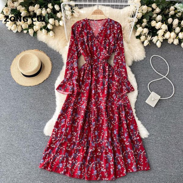 casual dresses 2021 autumn women long sleeve dress v-neck flare vintage print/red black maxi elegant chic boho, Black;gray
casual dresses 2021 autumn women long sleeve dress v-neck flare vintage print/red black maxi elegant chic boho, Black;gray