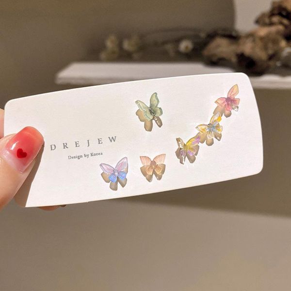 stud butterfly earrings fairy stereo set women child colorful studs trendy earring, Golden;silver
stud butterfly earrings fairy stereo set women child colorful studs trendy earring, Golden;silver