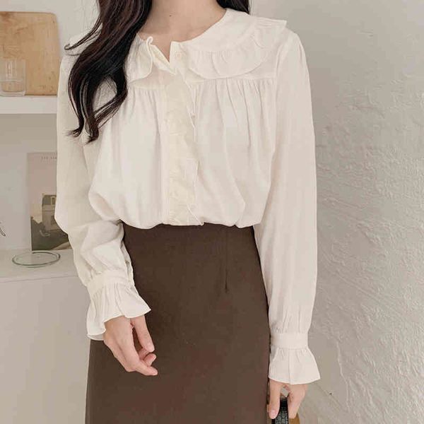 women's blouses & shirts chemisier femme ruffles woman butterfly sleeve long button blouse women clothes new casual beige shirt ugc1, White
women's blouses & shirts chemisier femme ruffles woman butterfly sleeve long button blouse women clothes new casual beige shirt ugc1, White