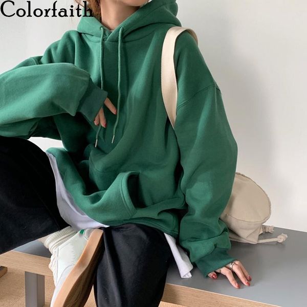 colorfaith 2021 spring autumn women sweatshirts pullovers hoodies oversized thicken korean jumper wild lady ss958 women's &, Black
colorfaith 2021 spring autumn women sweatshirts pullovers hoodies oversized thicken korean jumper wild lady ss958 women's &, Black
