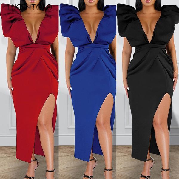 casual dresses lugentolo dress women sleeveless deep v-neck party ladies slim split fork spring dinner elegant empire, Black;gray
casual dresses lugentolo dress women sleeveless deep v-neck party ladies slim split fork spring dinner elegant empire, Black;gray