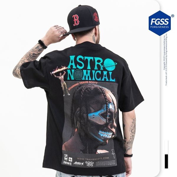 fgss men's wear new fashion brand rap hip hop co branded loose round neck short sleeve t-shirt for men and women, White;black
fgss men's wear new fashion brand rap hip hop co branded loose round neck short sleeve t-shirt for men and women, White;black