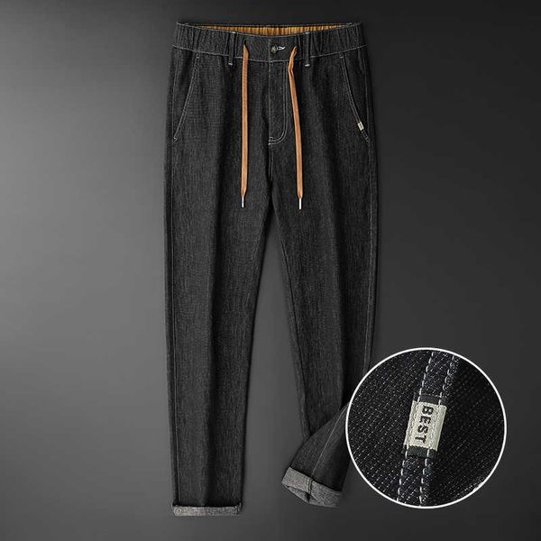 tfetters men's loose jeans, thick harem unified color, elastic waist, new series, fashion, autumn 2021, Blue
tfetters men's loose jeans, thick harem unified color, elastic waist, new series, fashion, autumn 2021, Blue