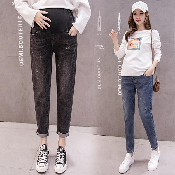 maternity pregnancy jeans jean pants for pregnant women elastic waist adjustable clothes bottoms, White
maternity pregnancy jeans jean pants for pregnant women elastic waist adjustable clothes bottoms, White