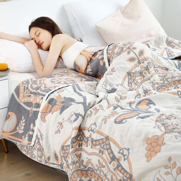 blankets summer gauze blanket for beds five layer thin printed washable super soft air condition sofa bedding coverlet nap cover
blankets summer gauze blanket for beds five layer thin printed washable super soft air condition sofa bedding coverlet nap cover