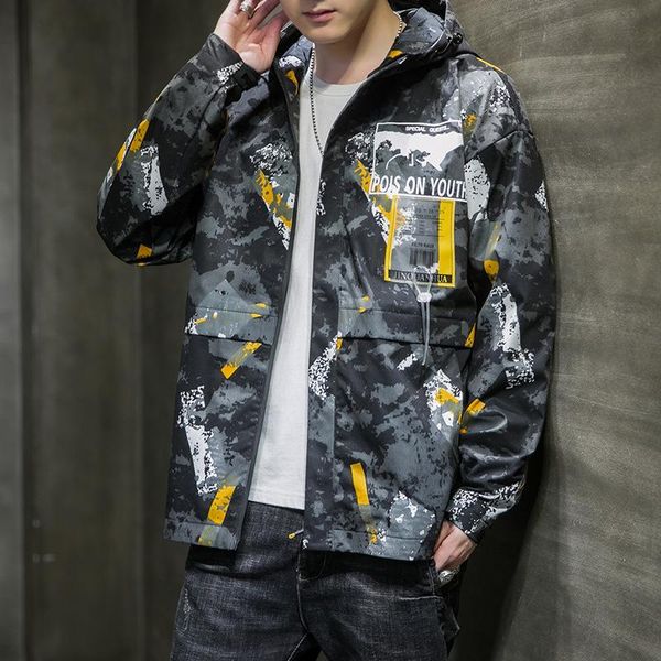 men's jackets 2021 autumn winter korean plus size loose fashion camouflage casual all-match men hooded jacket tooling, Black;brown
men's jackets 2021 autumn winter korean plus size loose fashion camouflage casual all-match men hooded jacket tooling, Black;brown