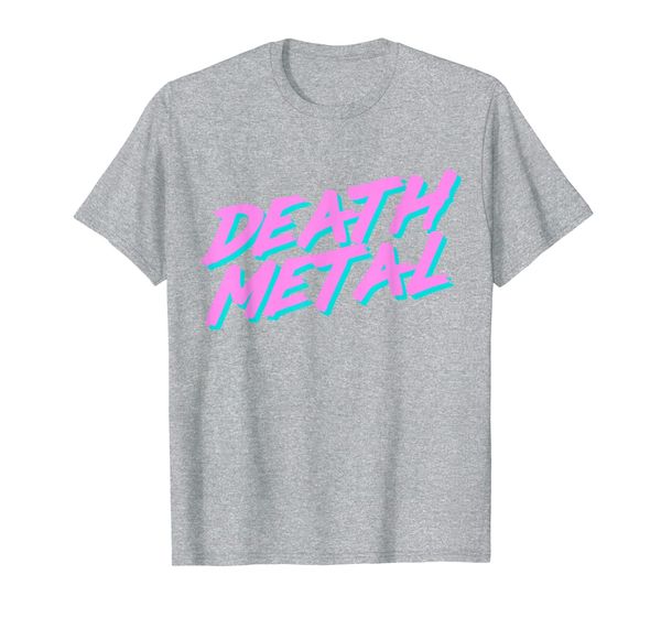 death metal sarcastic 1980s retrowave brush logo t-shirt, White;black
death metal sarcastic 1980s retrowave brush logo t-shirt, White;black