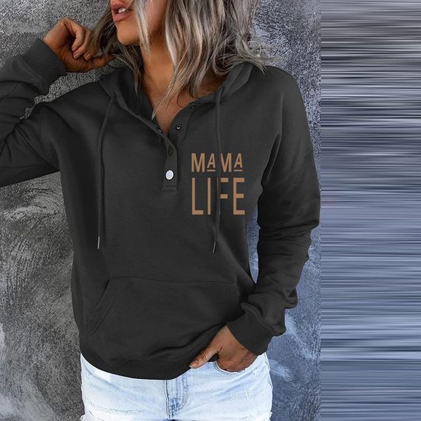 women's hoodies & sweatshirts women oversize casual letter print loose long sleeve autumn winter button pocket pullovers for feminino, Black
women's hoodies & sweatshirts women oversize casual letter print loose long sleeve autumn winter button pocket pullovers for feminino, Black