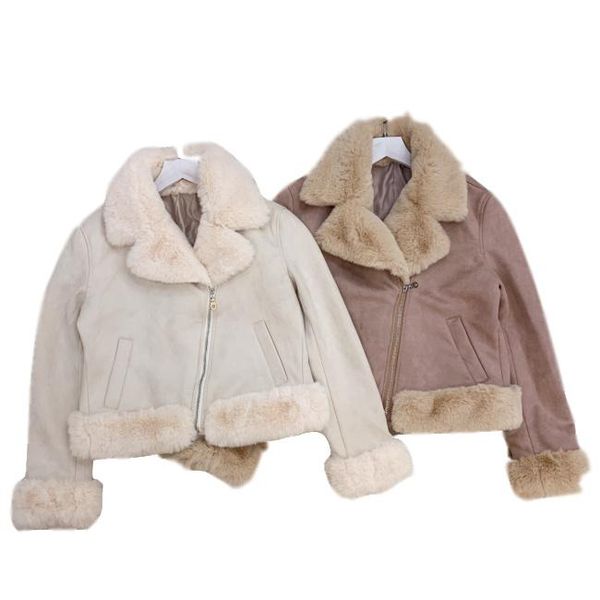 women's jackets autumn and winter japanese sweet fashion motorcycle suede integrated fur collar thick short coat cotton-padded for, Black;brown
women's jackets autumn and winter japanese sweet fashion motorcycle suede integrated fur collar thick short coat cotton-padded for, Black;brown