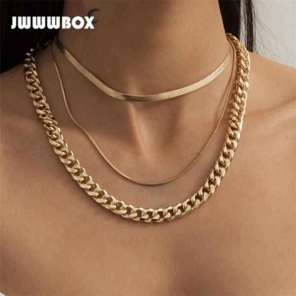 chokers jwwwbox multilayer punk cuban chain necklace for women gold silver color snake chian statement fashion jewelry, Golden;silver
chokers jwwwbox multilayer punk cuban chain necklace for women gold silver color snake chian statement fashion jewelry, Golden;silver