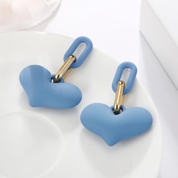 stud fashion pendants earrings for women multi color love-heart shape piercing minimalist female jewelry drop, Golden;silver
stud fashion pendants earrings for women multi color love-heart shape piercing minimalist female jewelry drop, Golden;silver