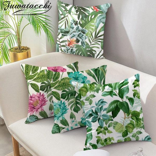 cushion/decorative pillow fuwatacchi cushion cover green plant flower leaf case home decor living room pillowcase for sofa seat covers
cushion/decorative pillow fuwatacchi cushion cover green plant flower leaf case home decor living room pillowcase for sofa seat covers