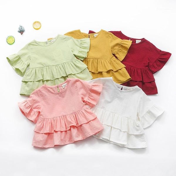 girl's dresses children's flared sleeves ruffle solid color cotton and linen dress baby kids girls cute flare sleeve cake clothes1, Red;yellow
girl's dresses children's flared sleeves ruffle solid color cotton and linen dress baby kids girls cute flare sleeve cake clothes1, Red;yellow