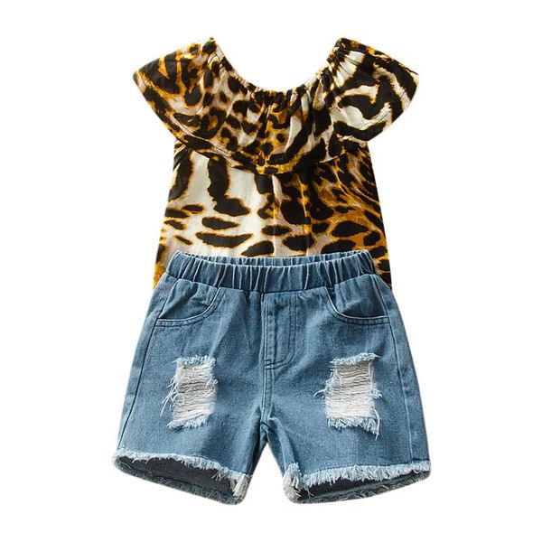 summer girl's clothing set leopard print ruffle and ripped shorts two-piece suit for birthday party vacation girls outfits sets, White
summer girl's clothing set leopard print ruffle and ripped shorts two-piece suit for birthday party vacation girls outfits sets, White