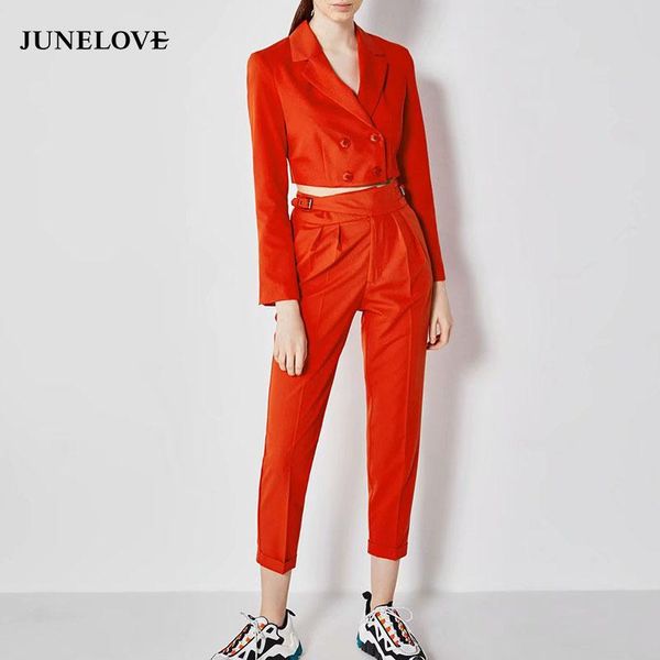 junelove women spring long sleeve short blazers vintage street wear lady set suits double breasted outwears formal women's &, White;black
junelove women spring long sleeve short blazers vintage street wear lady set suits double breasted outwears formal women's &, White;black