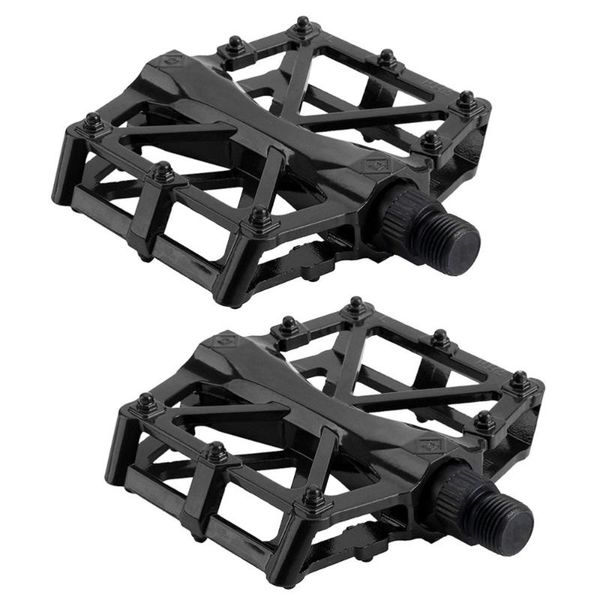 bike pedals 2pcs universal aluminum alloy practical durable anti-skid treadle replacement gadget for cycling (black)
bike pedals 2pcs universal aluminum alloy practical durable anti-skid treadle replacement gadget for cycling (black)