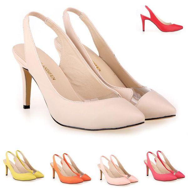 sandalias mujer 2021 women's ladies pumps fashion pointed toe flock 8cm thin high heels slip on sandal for women shoes size35-42 sandal, Black
sandalias mujer 2021 women's ladies pumps fashion pointed toe flock 8cm thin high heels slip on sandal for women shoes size35-42 sandal, Black