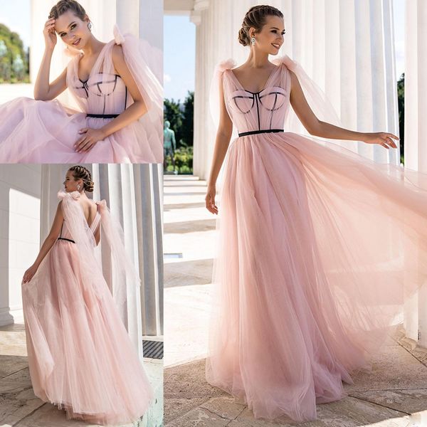 elegant pink evening dress a-line sweetheart bows straps tulle prom formal gown arabic dubai celebrity wear robe de soiree vestidos longo, Black;red
elegant pink evening dress a-line sweetheart bows straps tulle prom formal gown arabic dubai celebrity wear robe de soiree vestidos longo, Black;red