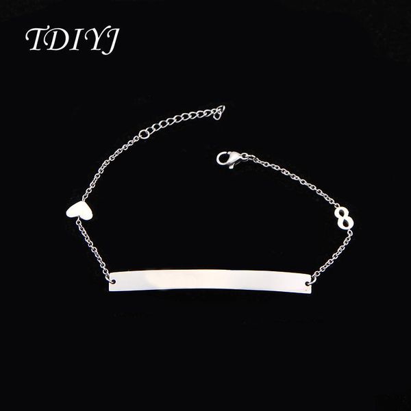 charm bracelets tdiyj deluxe bar bracelet engraved name initial with infinity heart charms for women 1pcs, Golden;silver
charm bracelets tdiyj deluxe bar bracelet engraved name initial with infinity heart charms for women 1pcs, Golden;silver