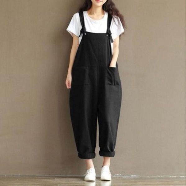 women's jumpsuits & rompers fashion plus size women casual cotton linen pants jumpsuit strap harem loose trousers overalls us stock, Black;white
women's jumpsuits & rompers fashion plus size women casual cotton linen pants jumpsuit strap harem loose trousers overalls us stock, Black;white