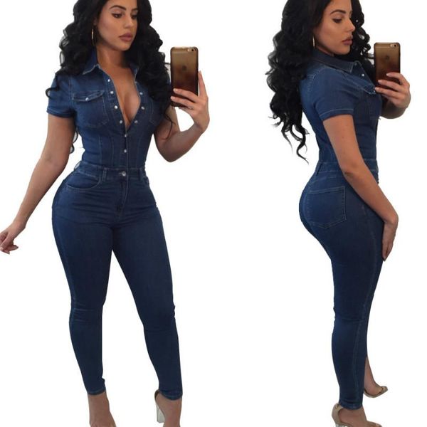 women's jumpsuits & rompers fashion denim female slim fit casual jumpsuit bandage plus size bodycon elegant for women romper deep v clu, Black;white
women's jumpsuits & rompers fashion denim female slim fit casual jumpsuit bandage plus size bodycon elegant for women romper deep v clu, Black;white