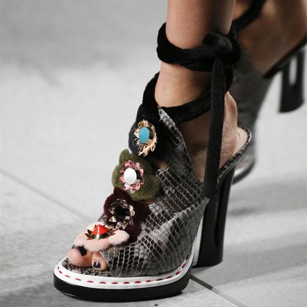 dress shoes sandals women summer fashion show flower hair ball strap super high heels sandalias pumps fish mouth genuine leather woman, Black
dress shoes sandals women summer fashion show flower hair ball strap super high heels sandalias pumps fish mouth genuine leather woman, Black