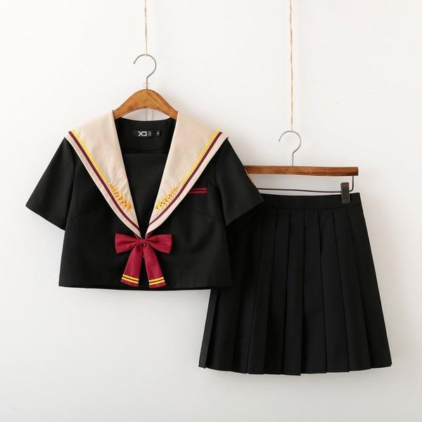 clothing sets women's japan uniforms jk uniform college style female student pleated skirt short sleeve suit performance cosplay, White
clothing sets women's japan uniforms jk uniform college style female student pleated skirt short sleeve suit performance cosplay, White
