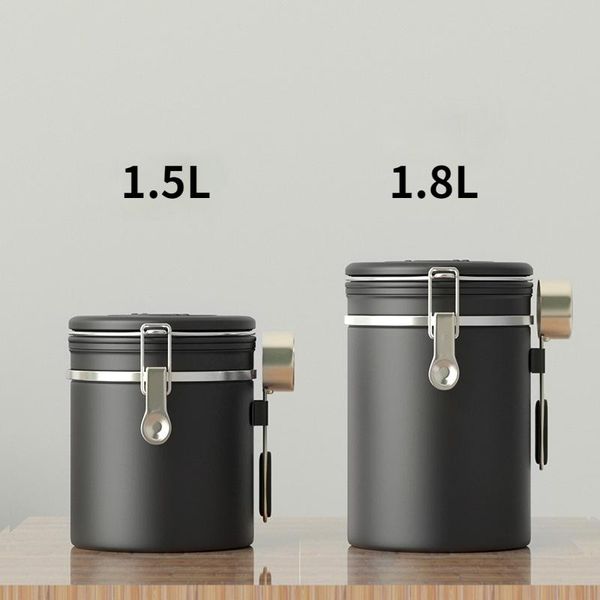 1.8l stainless steel airtight container tea coffee beans jar scoop moisture-proof dried fruit tank kitchen storage bottles & jars
1.8l stainless steel airtight container tea coffee beans jar scoop moisture-proof dried fruit tank kitchen storage bottles & jars