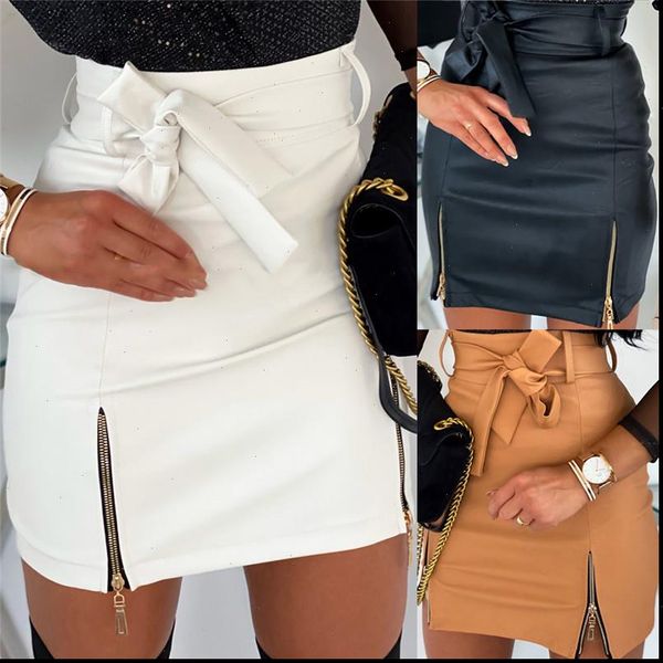black pu leather women skirts pencil bodycon clubwear double zipper high waist mini short belt
black pu leather women skirts pencil bodycon clubwear double zipper high waist mini short belt