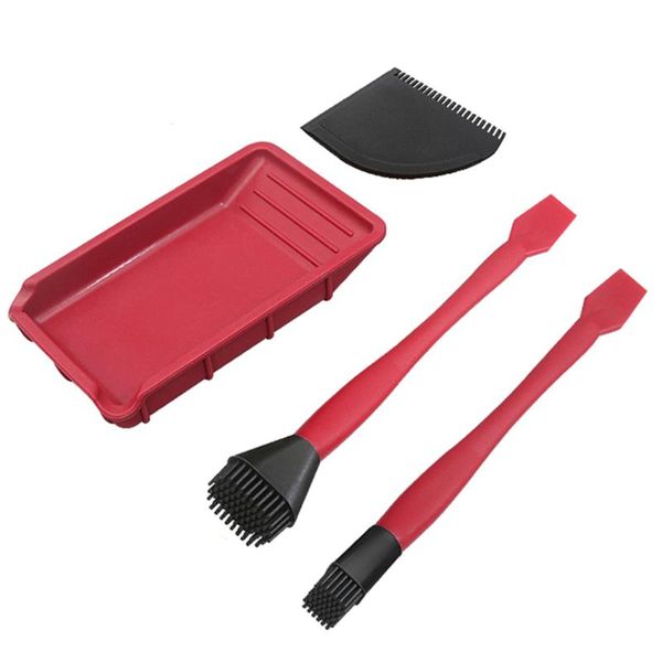 professional hand tool sets 4 pcs soft silicone woodworking glue tools kit wide brush narrow thin blade shovel flat scraper tray wood gluing
professional hand tool sets 4 pcs soft silicone woodworking glue tools kit wide brush narrow thin blade shovel flat scraper tray wood gluing